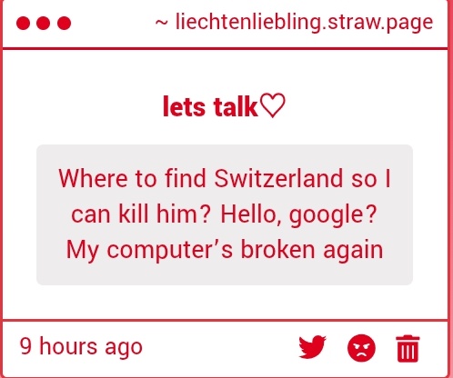 Liechtenluvs's tweet image. Hey don&apos;t say that !! 😠🥺 I&apos;m snitching