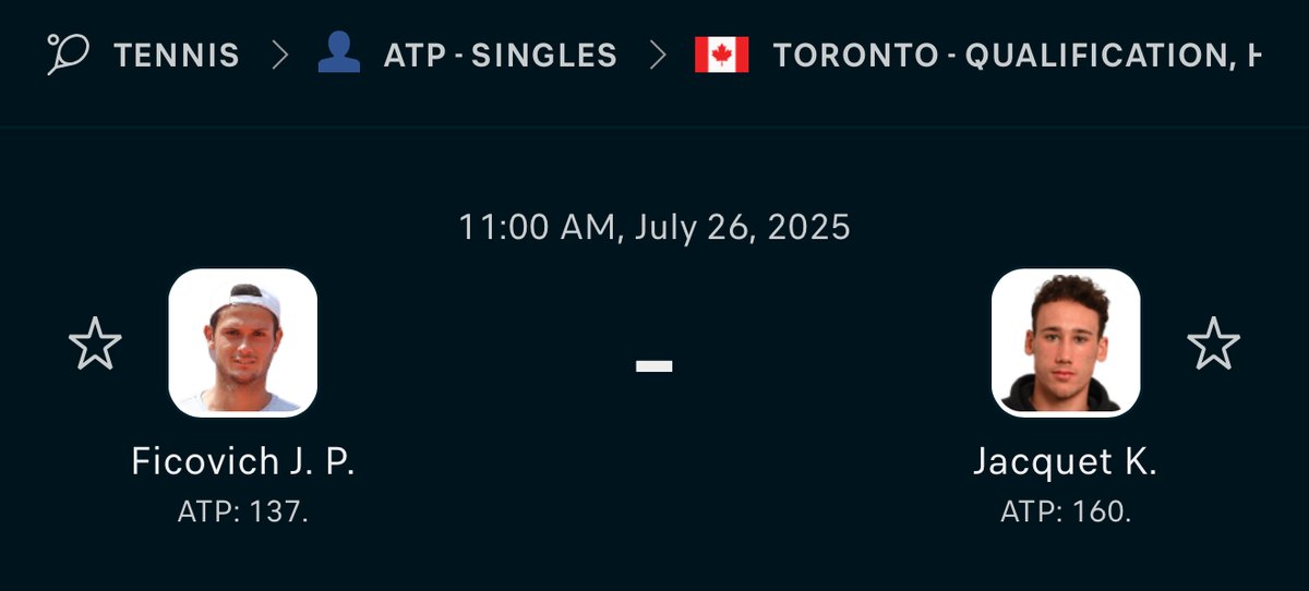 KFades0's tweet image. 🎾🥷 #ATP MORTAL LOCK 🥷🎾
THIS ONE WILL BE SWEAT FREE. WATCH
Overall +53 Units on Dm’d Plays
My Ai Bot 🤖 will Dm the Play to everyone who Likes + Comments (Must be following @KFades0 )
Sponsored by @KbcSportsbook
