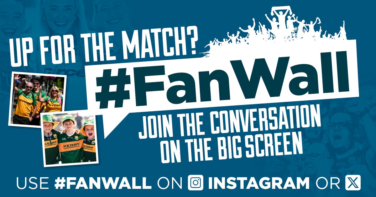 officialgaa's tweet image. 🟢🟡💚 SHOW YOUR COUNTY COLOURS! 💛🟢🟡
Heading to @CrokePark or watching from home? Snap a pic in your county colours and post it using #FanWall on Instagram or X – and you could see yourself on the big screen during the All-Ireland Final! 📸 #DONVKER