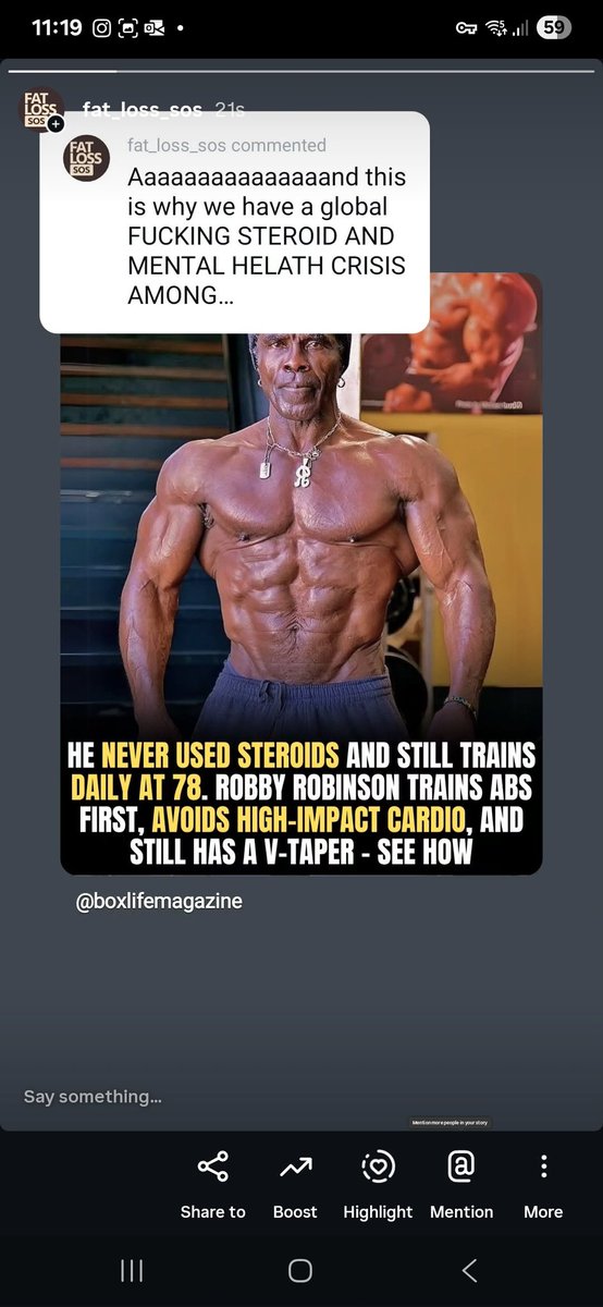 FatLossSOS's tweet photo. Aaaannnd this is 1 of a million examples why we have a global FUUUCKING STEROID AND MENTAL HEALTH FUUUCKING CRISIS AMONG MENNN!!!
#steroids #mentalhealth #mentalhealthmatters #paradox #healthjourney #longevity #sustainability #critialthinking #psychology #wellbeing #fitness https://t.co/5B2L1LwfHh