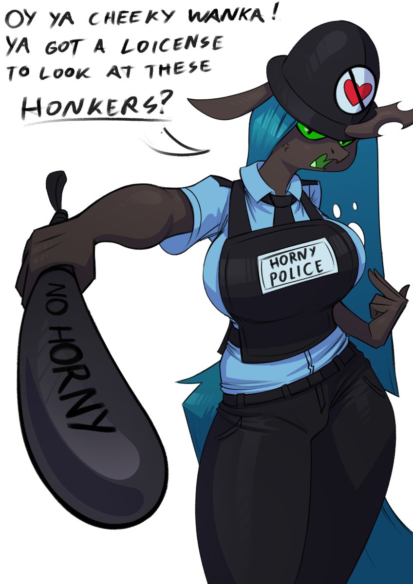 ChrysalisDraws (@chrysalisdraws) on Twitter photo Horny Police Horny Police