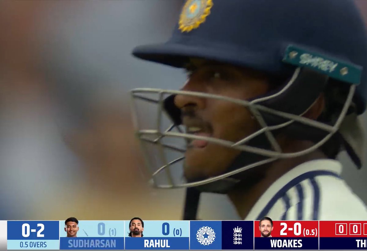 RcbianOfficial's tweet image. India in big trouble
Jaiswal and Sudharsan out on duck