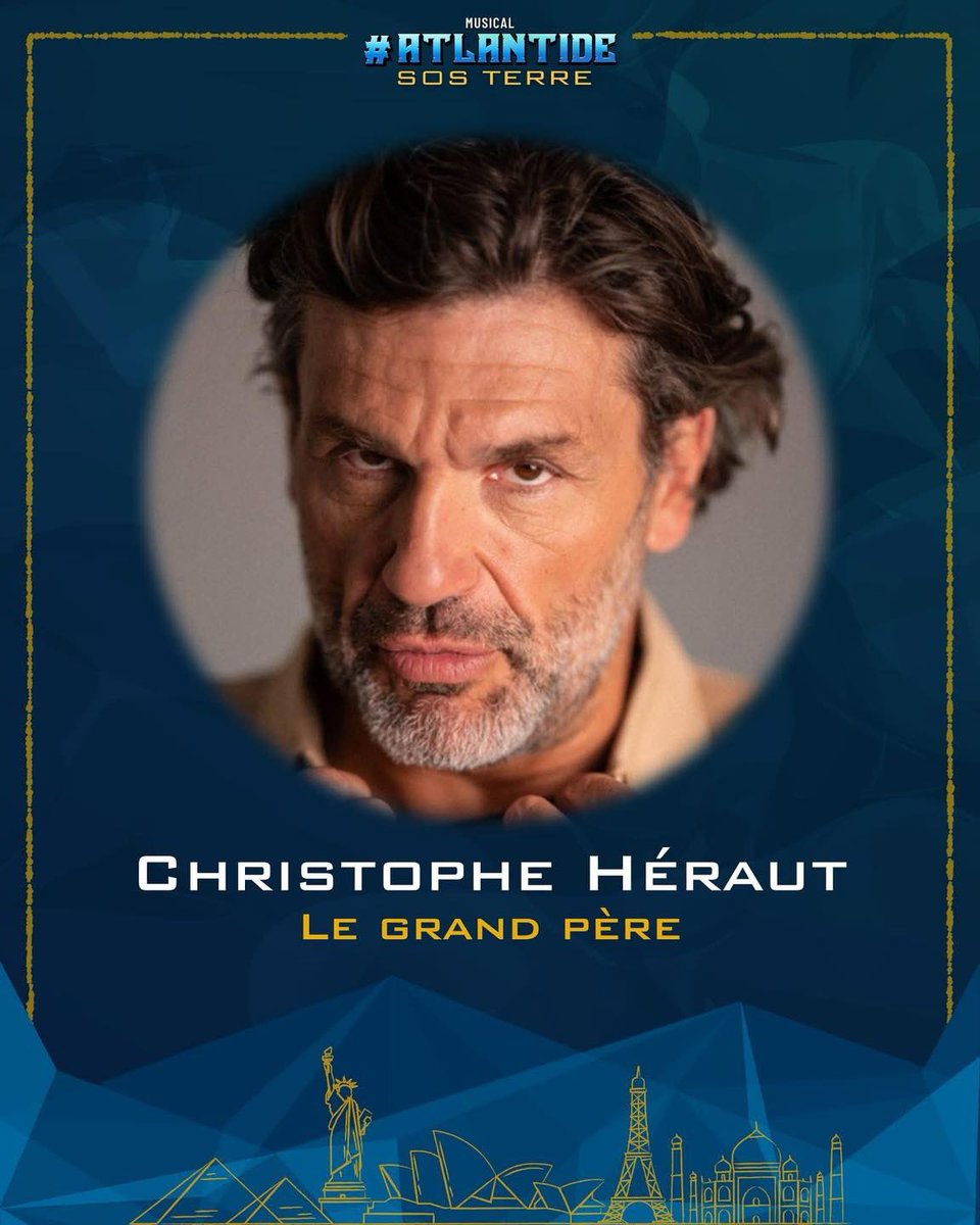 [CASTING] 🎭

Hier, on vous annonçait le nouveau spectacle musical « Atlantide SOS Terre ».
Aujourd’hui, découvrez les premiers visages des personnages :
⚓️ Cassiopée Mayance sera Thalassa
⚓️ Lohi Coffinot sera Cyril
⚓️ Christophe Héraut sera Le grand-père