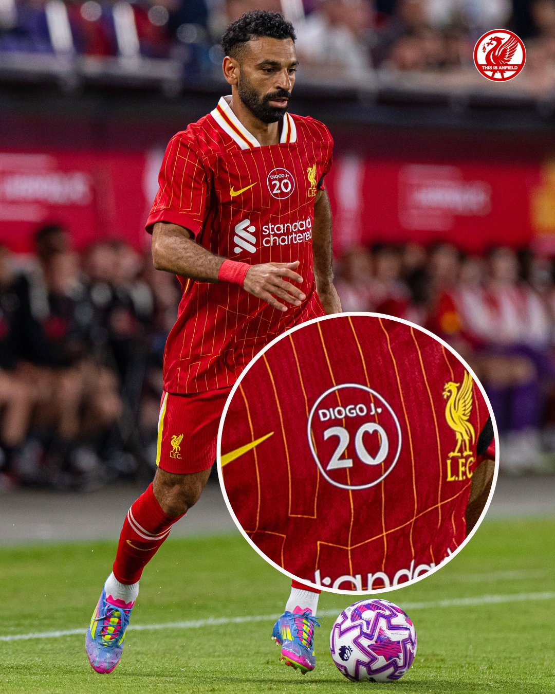 リバプールFC 2022 DIOGO J. シャツ 20番 リバプールFC DIOGO J. 20番シャツ Lサイズ Liverpool 2022/23