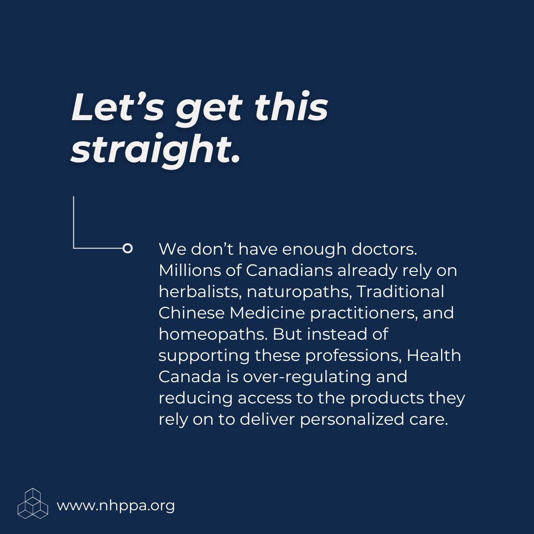 nhppa's tweet image. Your access to natural health products is under threat. Health Canada’s new regulations are already changing everything, but most Canadians have no idea. Watch this short video, get informed, and take action before it’s too late.
🎥 Natural Health Products Are At Risk 👇…