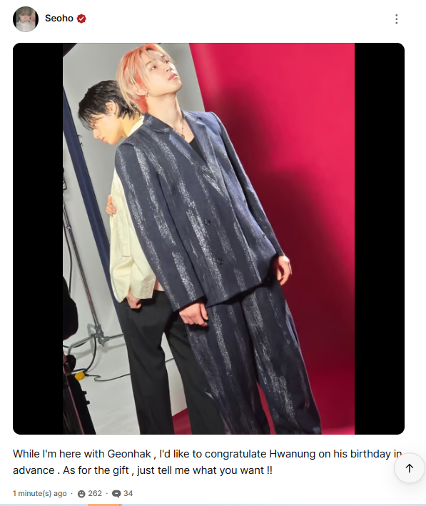 daily_seoho's tweet image. 250726 Seoho b.stage update
๐ฟ๏ธ ๊ฑดํ์ด ์์ผ ์ถํํธ์นด ์์์๋ ๊น์ ํ์
์ด ์์ผ๋ ๋ฏธ๋ฆฌ ์ถ์นดํธ์นด~~~ ์ ๋ฌผ์ ๊ฐ๊ณ ์ถ์๊ฑฐ ๋ง๋งํด!!
#SEOHO #์ํธ #์ด๋ #ํ์
#ONEUS #์์ด์ค @official_ONEUS