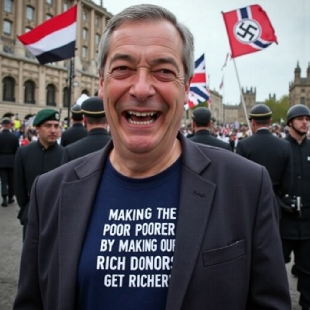 Reform Party Limited = Deformed Tories.
They Want to privatise our NHS.
