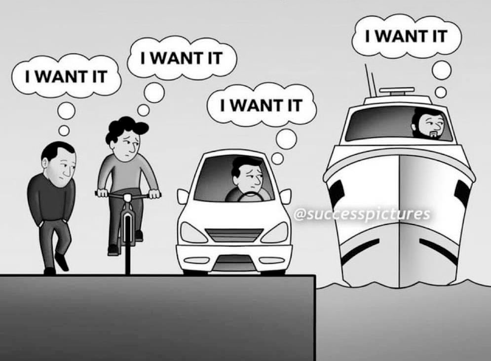 Unfortunately you always want what you don’t have…