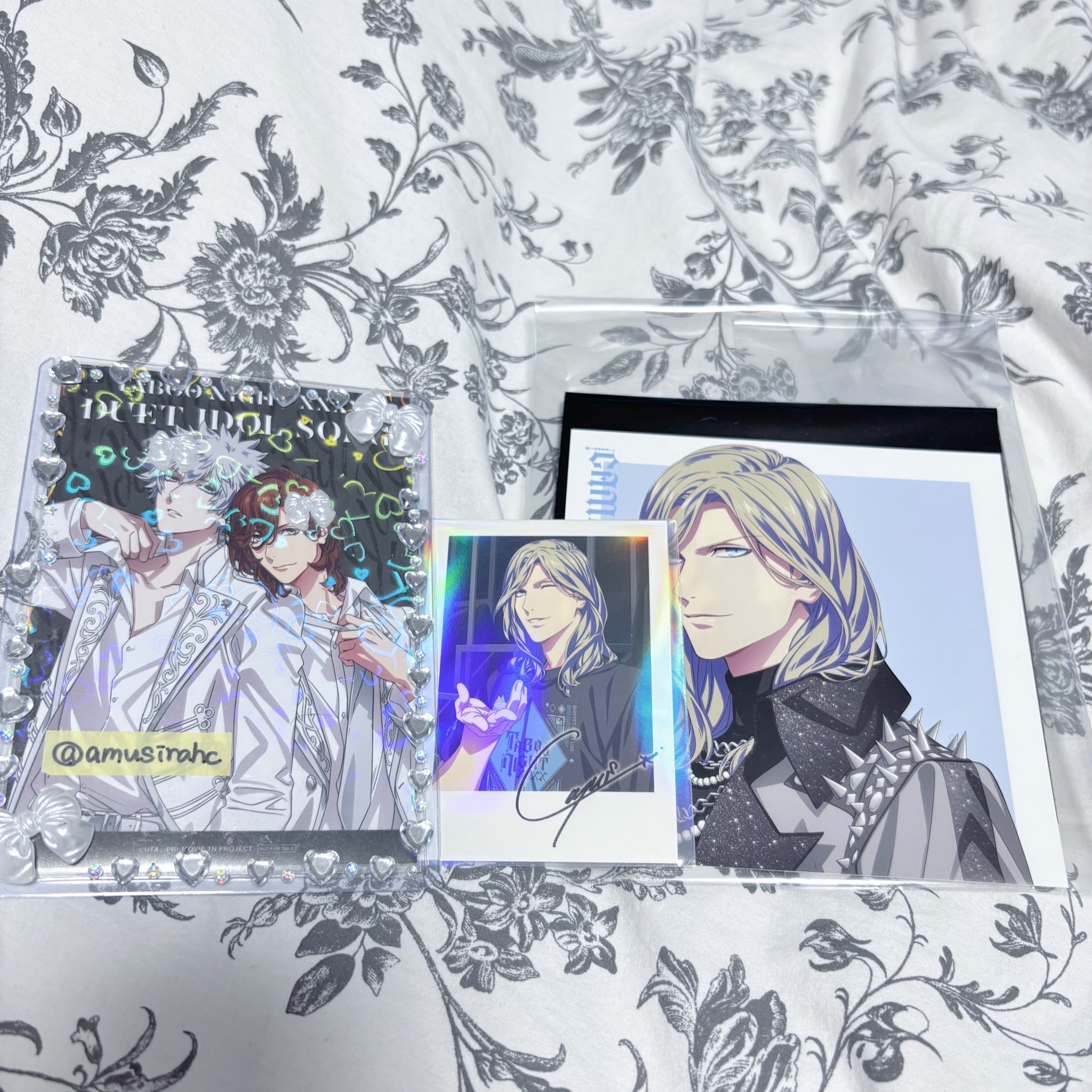 うたプリ タブナイ 特典★カミュ★予告状 アナザージャケット インスタントフォト タブナイ カミュ アナザージャケット 予告状 特典 劇場 映画