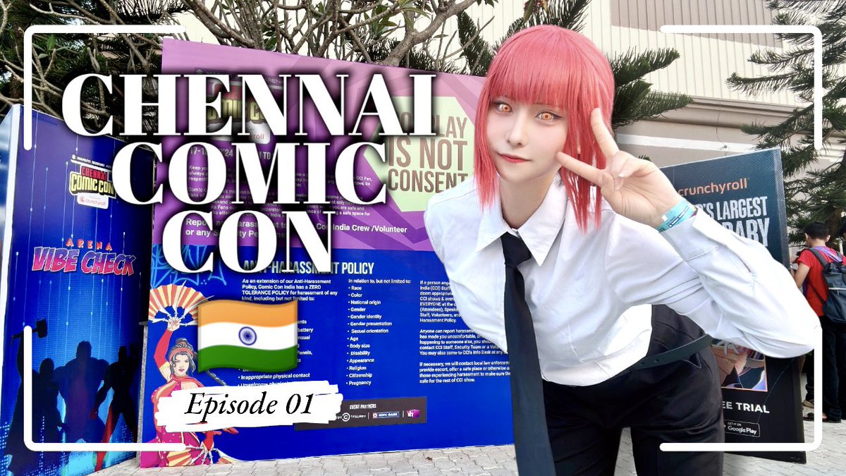 keekoriiin's tweet image. 🐣\YouTube更新/🥀
Chennai Comic Conの動画を投稿しました~!
インドのコスイベはまた異色な感じでした🇮🇳
youtu.be/TTg4_J0WH7s