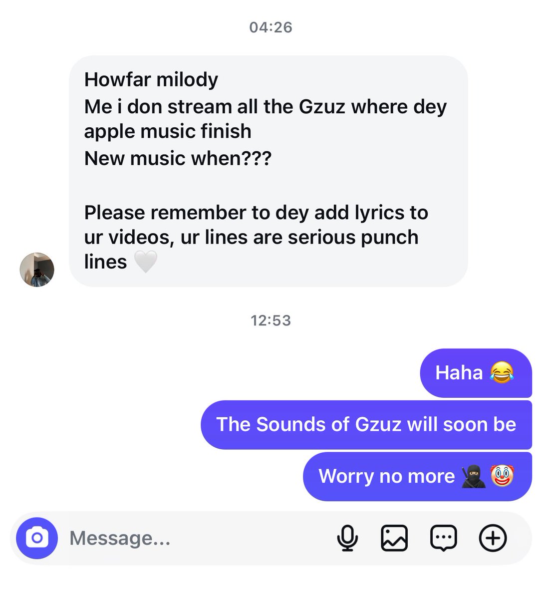 Worry No More Sturbonnz. I gat some new OTW 😁🤗🥷🏼