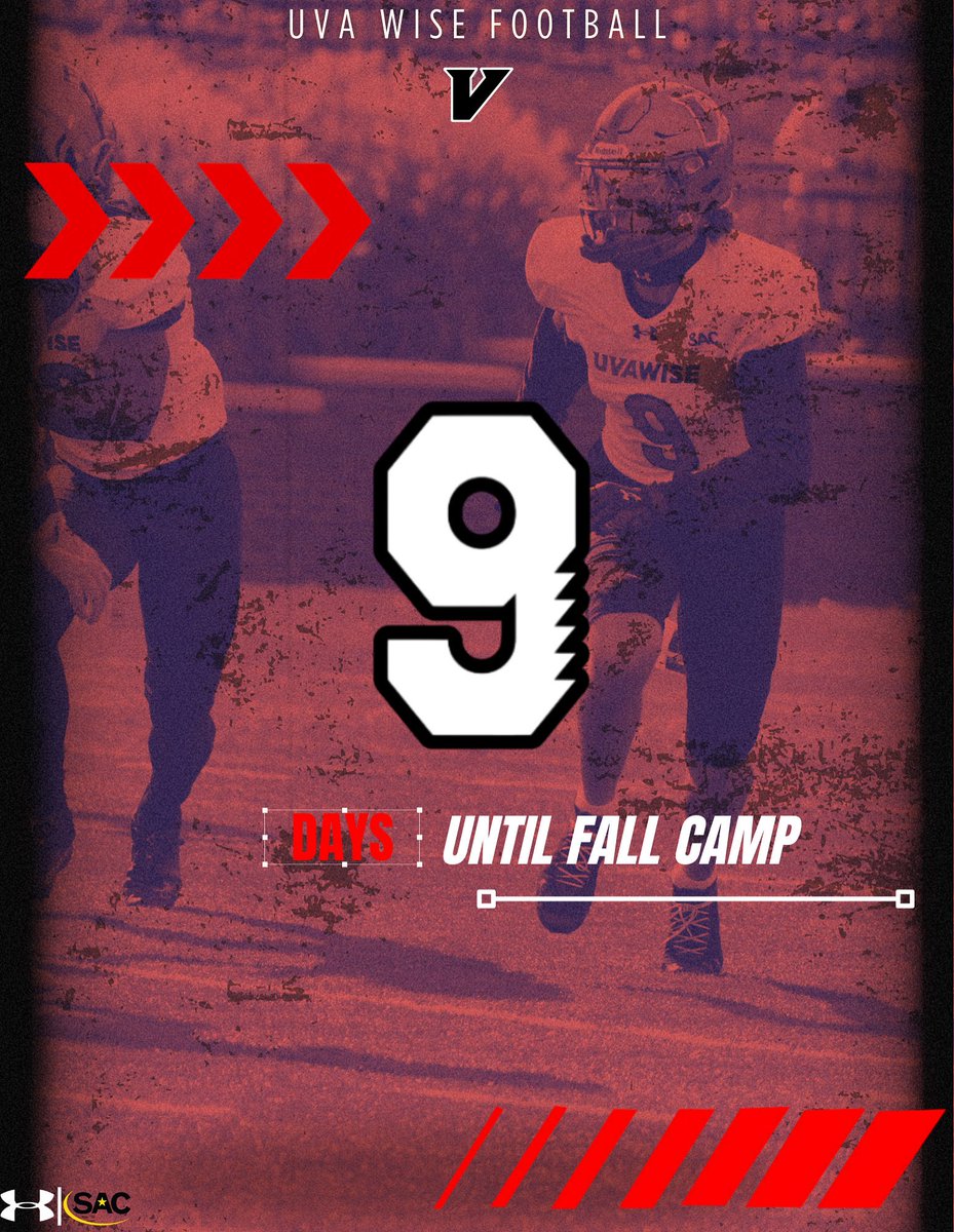 9 days away from Fall Camp!  #PEWAV #FFF #HTR