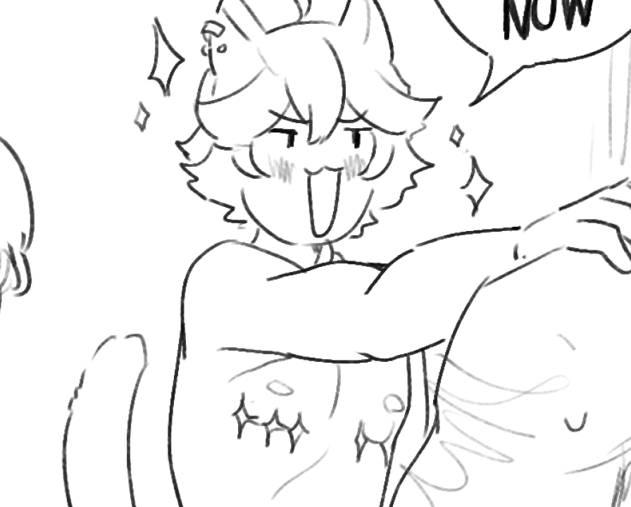 felineroyalty_'s tweet image. i love it when people stylize top surgery scars on characters, they're all so cool, mine are diamonds³