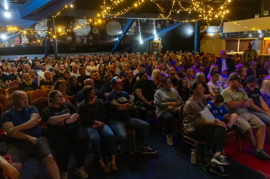 Huge turnout for last night's @Fifeflyers Q&amp;A with the new management team - more pics to come today.
Thanks as always to Derek Young for his great work behind the camera.