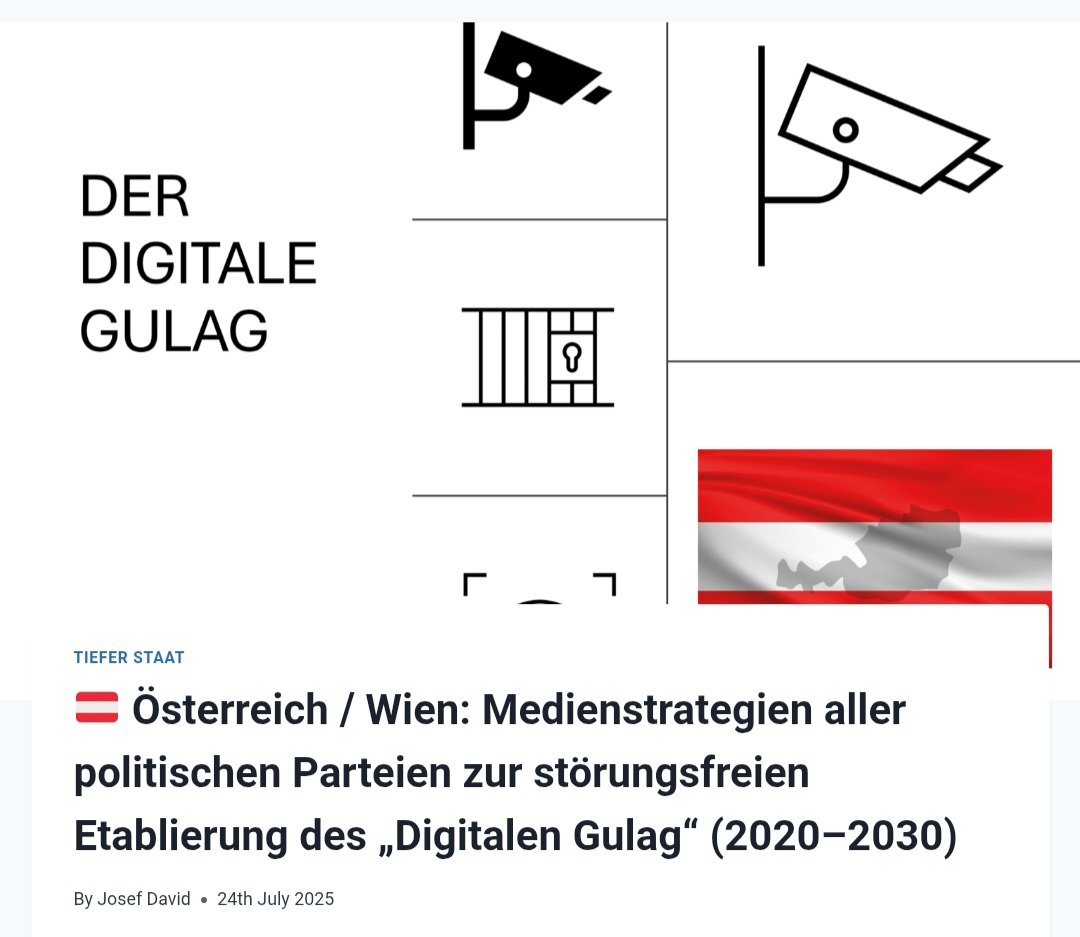 YNne5791's tweet image. #digitaleGulag🇦🇹
Der Digitale Gulag ist keine Diktatur mit Stacheldraht.
Er ist die smarte Verwaltung deiner Bewegungen, Gedanken, Kontakte.
rapidknowhow.com/%f0%9f%87%a6%f…