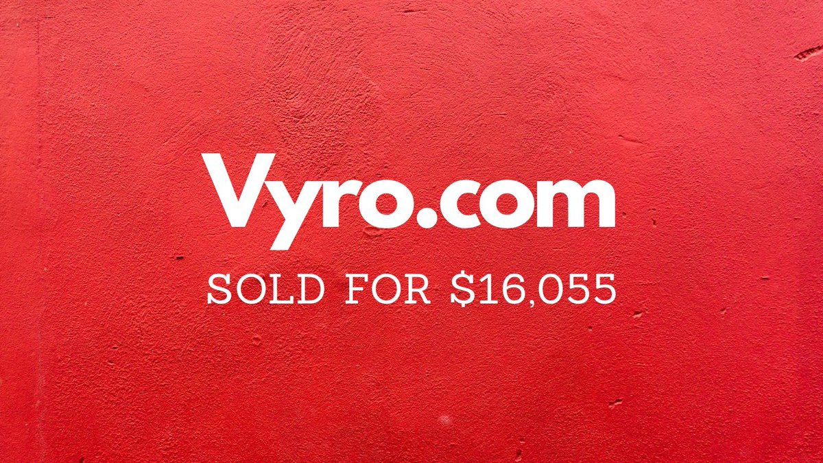 NameBio's tweet image. Yesterday saw $413k in domain name sales including:

$16,055 Vyro․com
$7,422 IndieGo․com
$3,950 AgenticBanking․com
$2,888 OpenConference․org
$2,888 Bubblit․com
$2,750 Crewww․com

Full list 👉 namebio.com/daily

#Domains