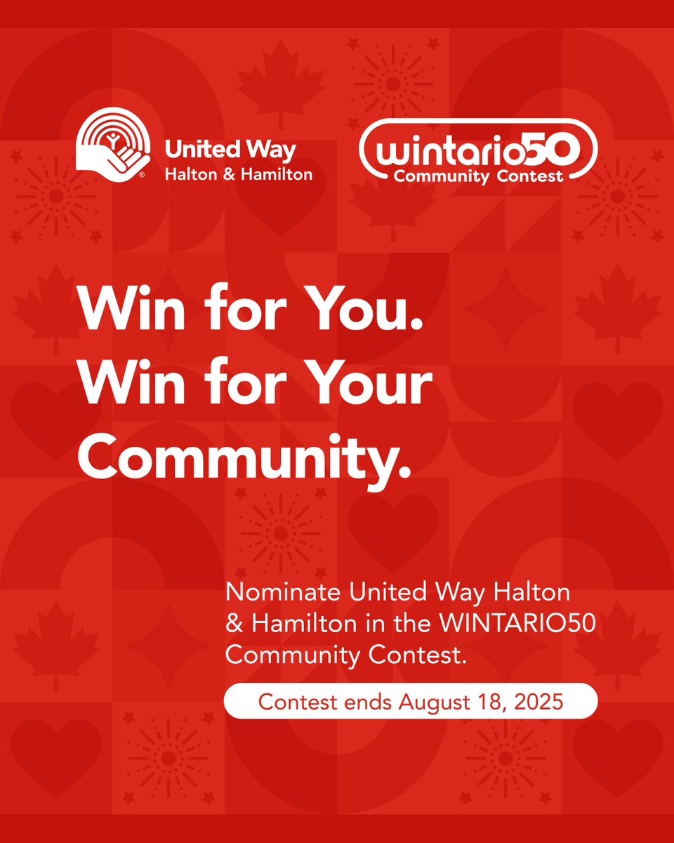🎉 The #WINTARIO50 Community Contest from <a href="/OLG_CA/">OLG</a> is on!

Win $5K + help bring up to $250K to a United Way region.

If you're playing, consider nominating United Way Halton &amp; Hamilton 💙

Enter by Aug 18.

#UnitedinACTION #LocalLove