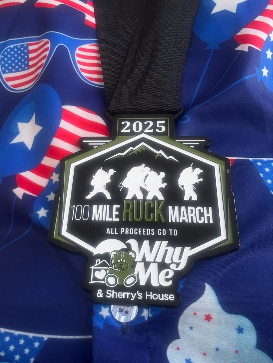 MassMPTC's tweet image. MPTC Recruit PT Manager Josh Cole and Statewide Coordinator Sgt Tim Segur took on an incredible challenge: completing a 100-mile ruck for Sherry's House! This amazing nonprofit supports families battling childhood cancer by offering emotional and financial resources.