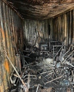 AnglingTrust's tweet image. 🚨 CRANES POND KEGWORTH MEMBERS KITSTORE DESTROYED
Sad news from Cranes Pond Kegworth Members who have suffered a serious break-in at their club kit store. Thieves stole vital equipment and set fire to the store, destroying everything.
The club has lost over £15,000 worth of…