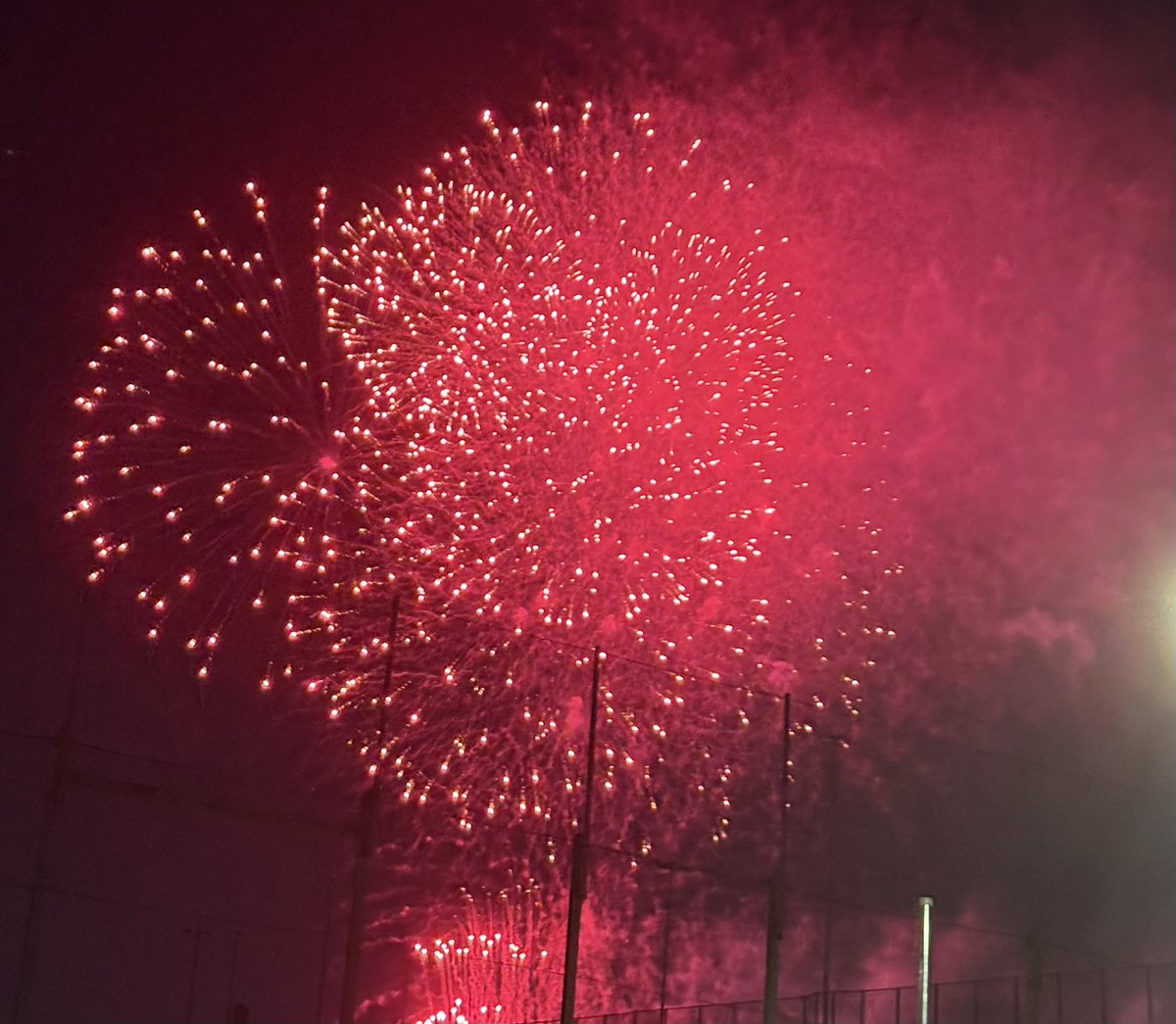 OrangeSnow11's tweet image. 隅田川花火大会観れて満足(´ワ´*)✨️