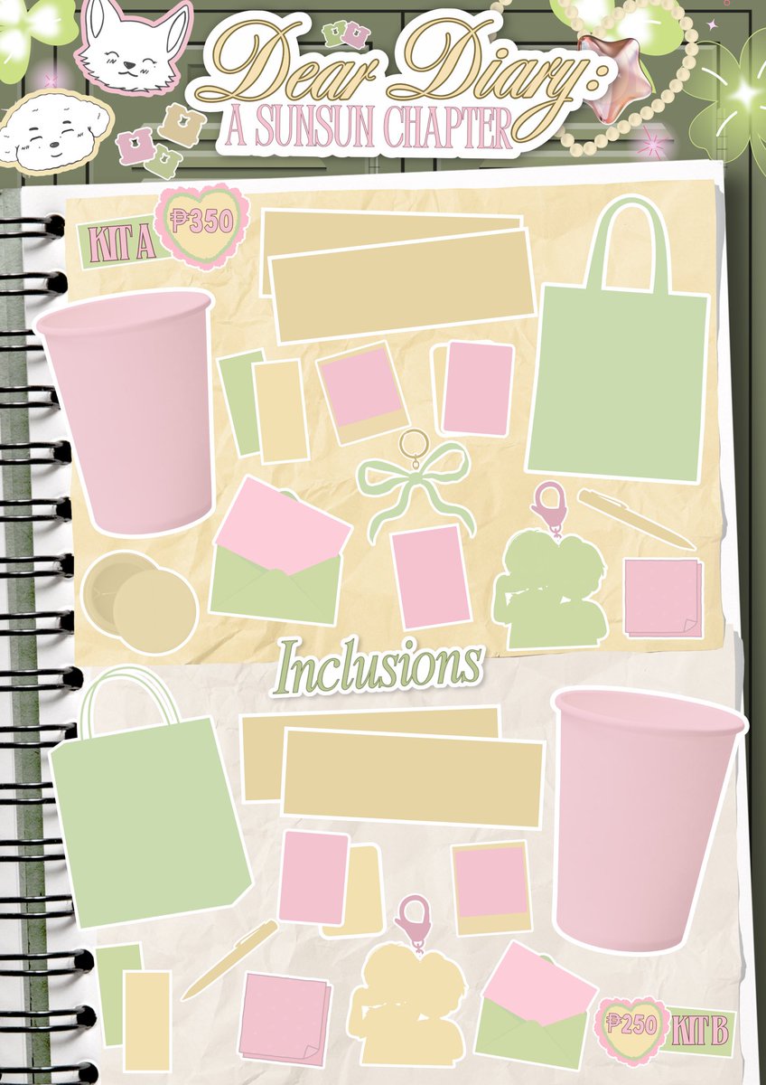 𝓓𝓮𝓪𝓻 𝓓𝓲𝓪𝓻𝔂… today feels like the start of something soft and beautiful, a chapter written in pastel skies, gentle smiles, and Kungyaz memories 📖🌷

Peek into our exclusive kits— Kit A and Kit B, each crafted with care and love just for you. From letters to keepsakes,