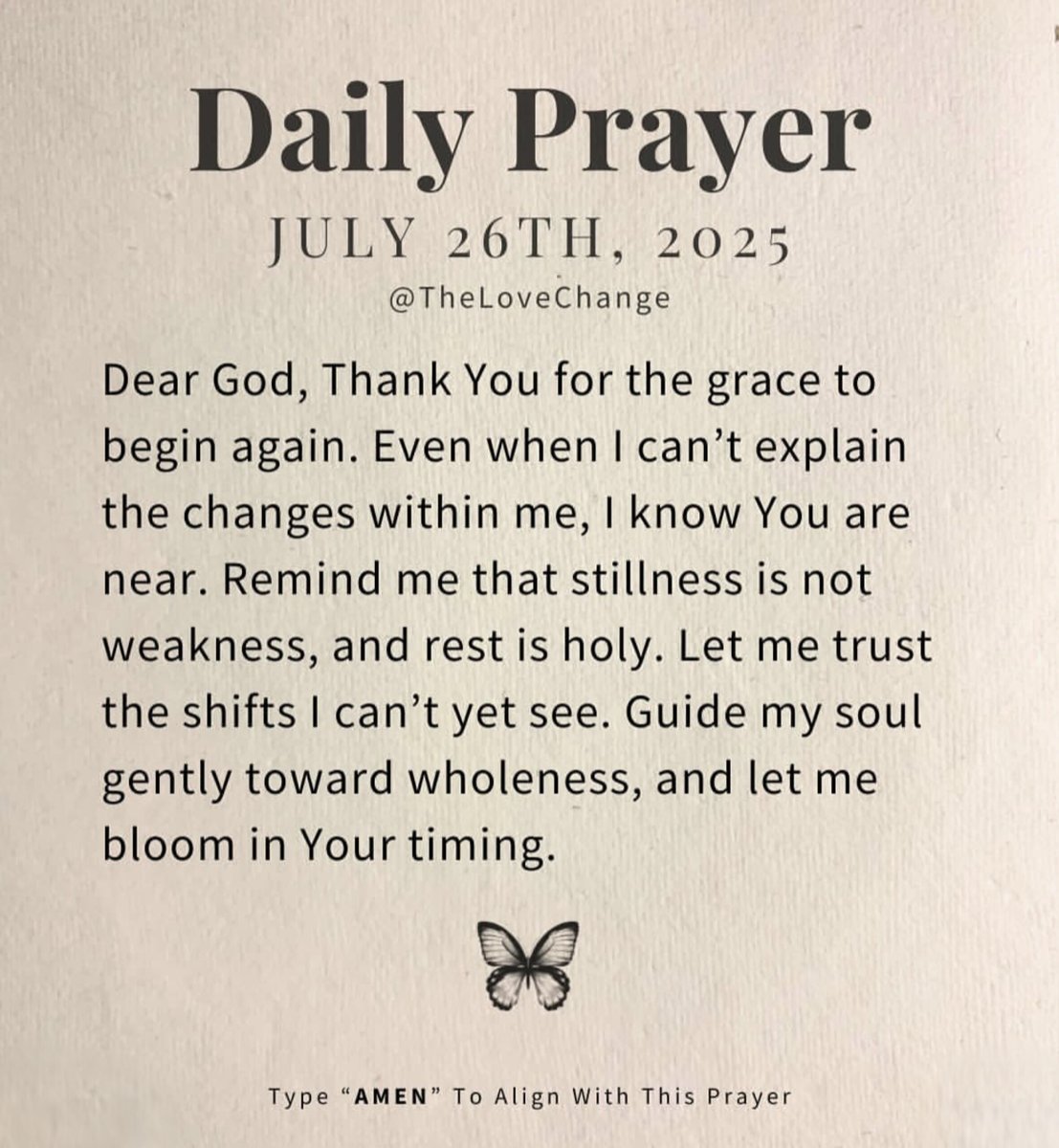 Daily prayer