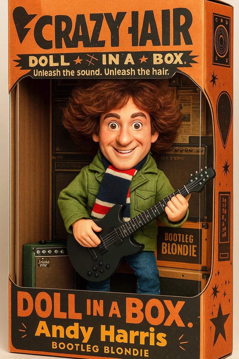 In the shops now !!!! 
Andy Harris Doll !!!! 
His hair grows !!!!!!