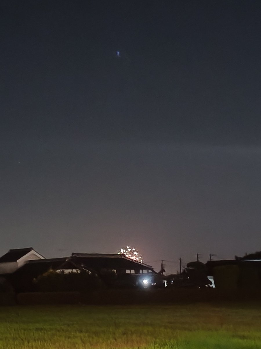gn_thoma's tweet image. 花火やってた