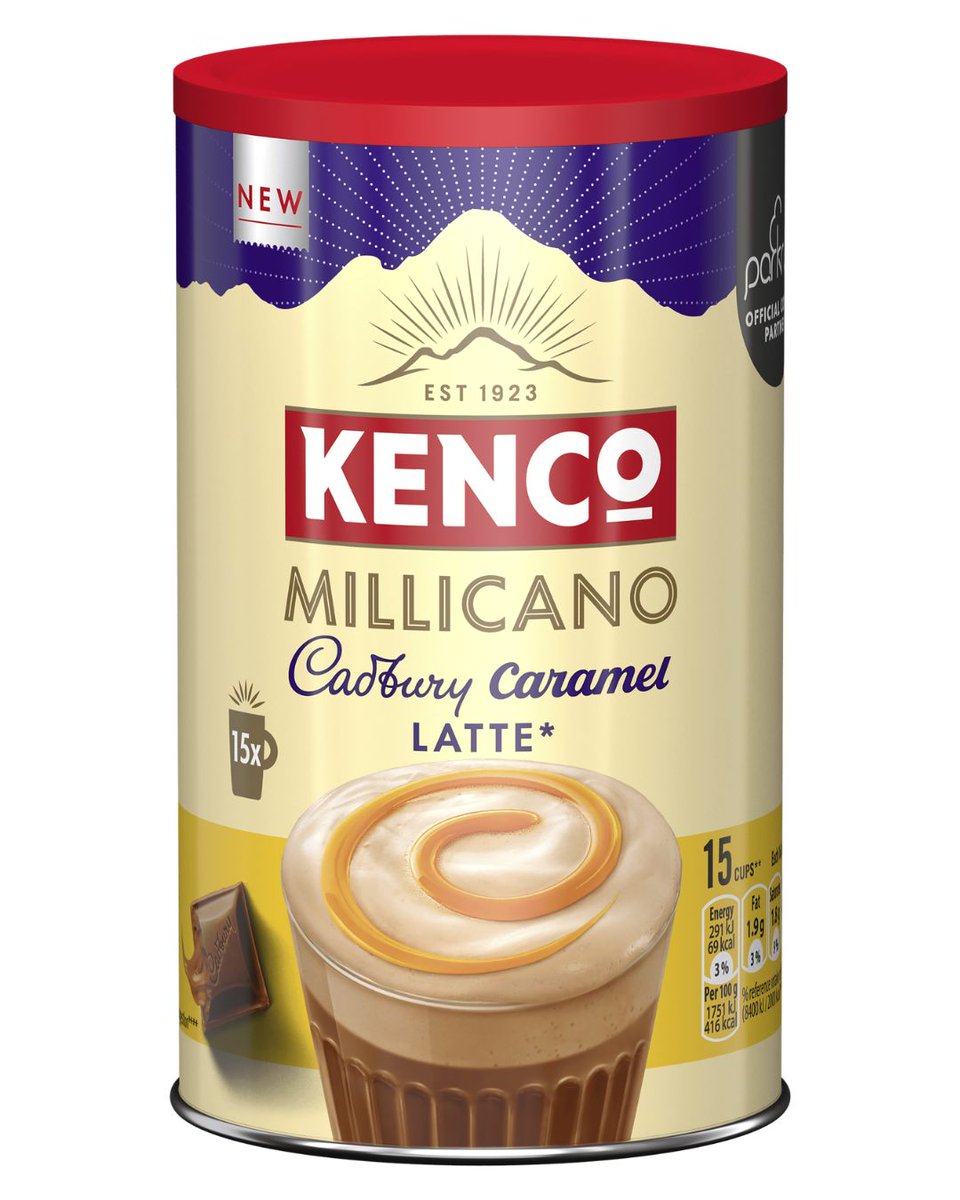TheGrocer's tweet image. NEW 🍫 Coffee
Kenco is launching a new addition to its Millicano range
Cadbury Caramel Latte available in Morrisons now and Asda from 6 September for rsp: £5.75