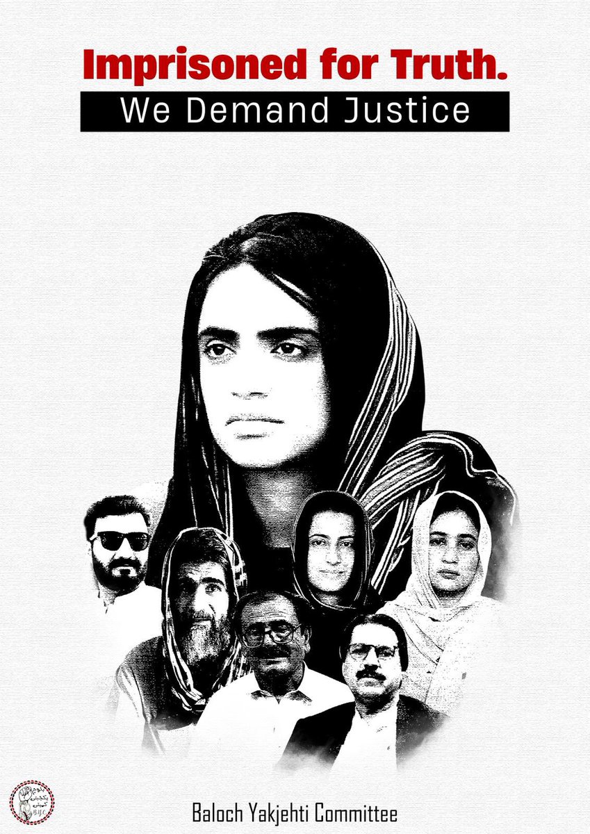Raziq_baloch97's tweet image. IMPRISONED FOR TRUTH
We ROAR for JUSTICE
Join the BYC’s fierce battle to free the silenced Their voices MUST be heard, stand up against oppression now and fight for their rights! No more silence! If you can’t be on the ground, raise your voice on social media!
#ReleaseBYCLeaders
