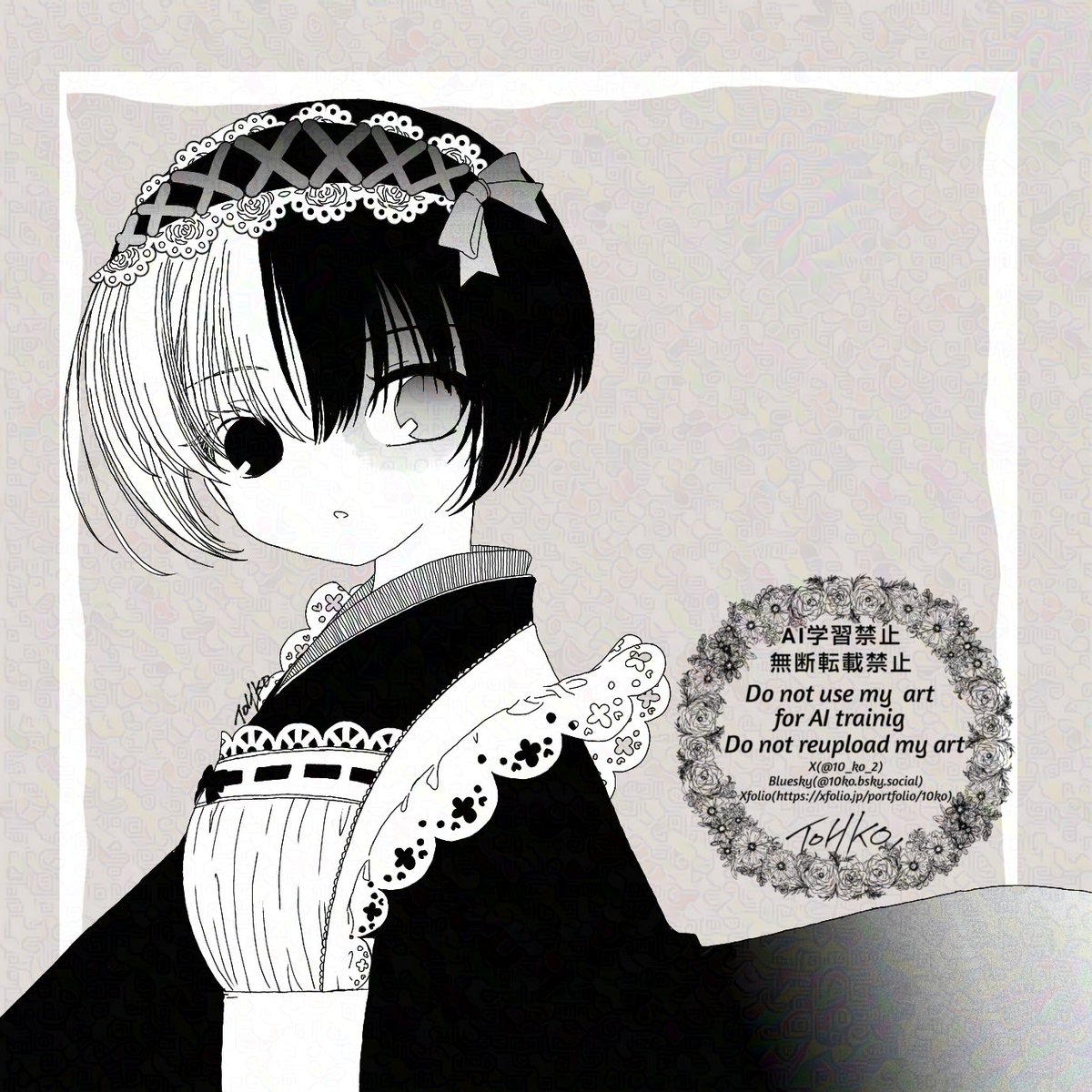 10_ko_2's tweet image. 和メイドにょた🍰くんちゃん。
WM無しはいつも通りXfolioに。
xfolio.jp/portfolio/10ko…