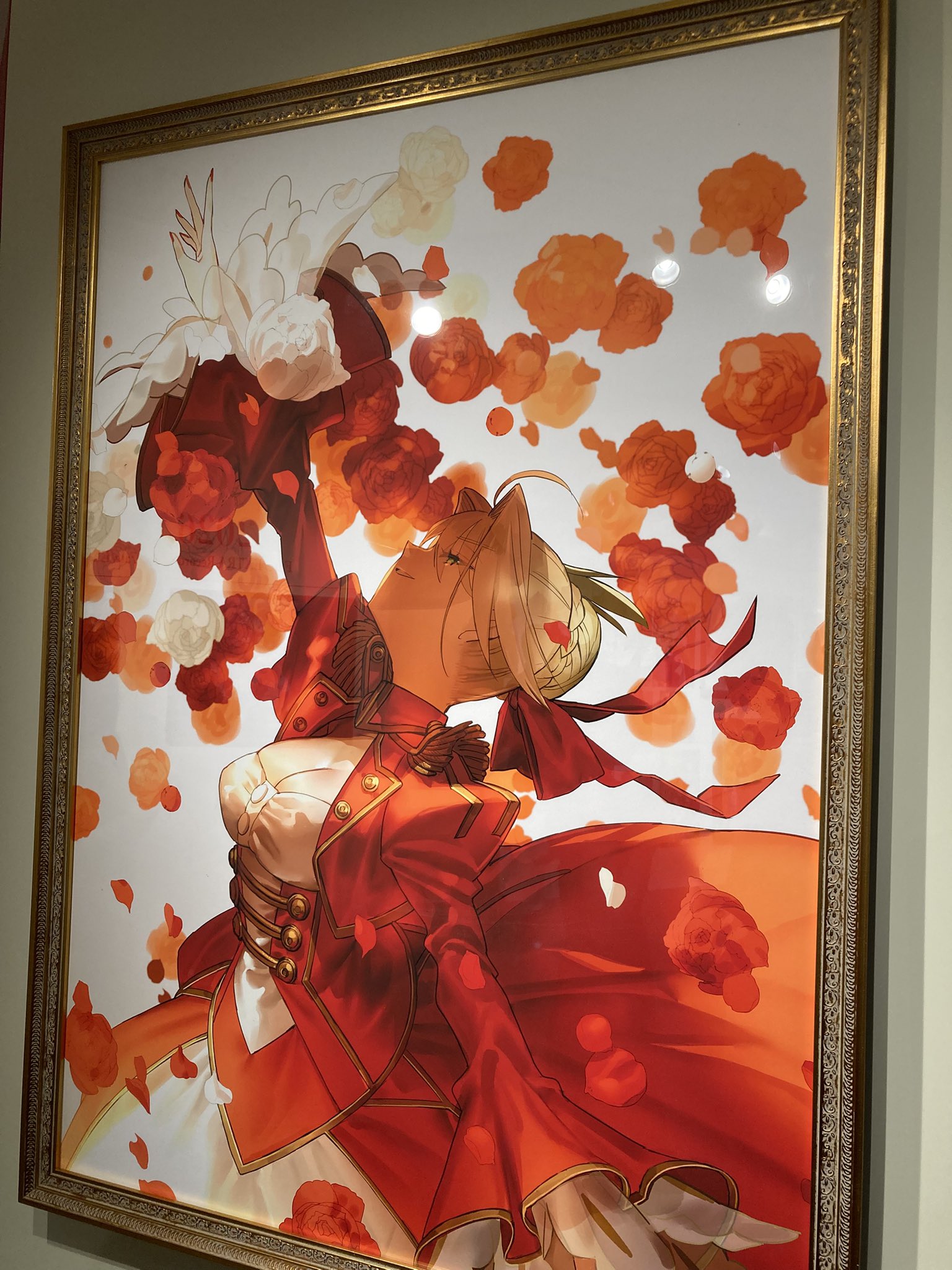 ワダアルコ展 FateEXTRA ART WORKS B3複製画 直筆サイン入 ワダアルコ