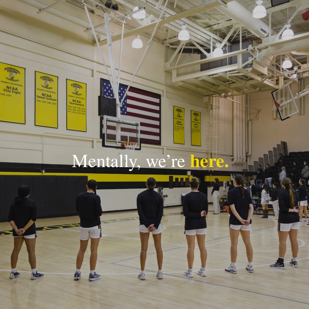 RMCWBB's tweet image. Mentally, we’re HERE. ✨
We can’t wait for our team to be back on campus soon! 💛🔜