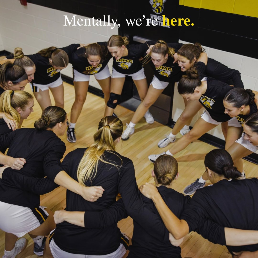 RMCWBB's tweet image. Mentally, we’re HERE. ✨
We can’t wait for our team to be back on campus soon! 💛🔜