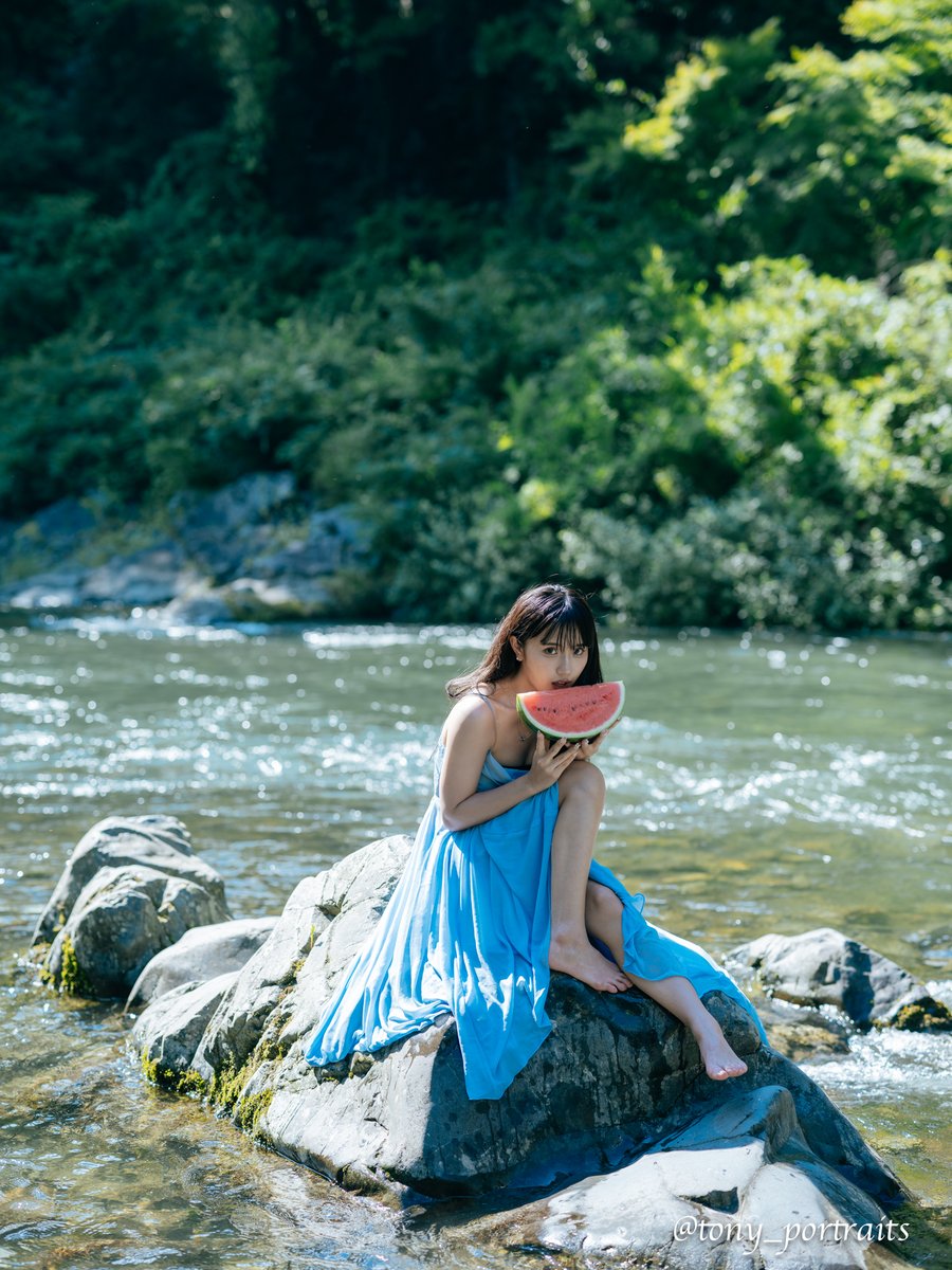 tony_portraits's tweet image. 川で食べるスイカって美味しいよね

model:
@riorio_03_