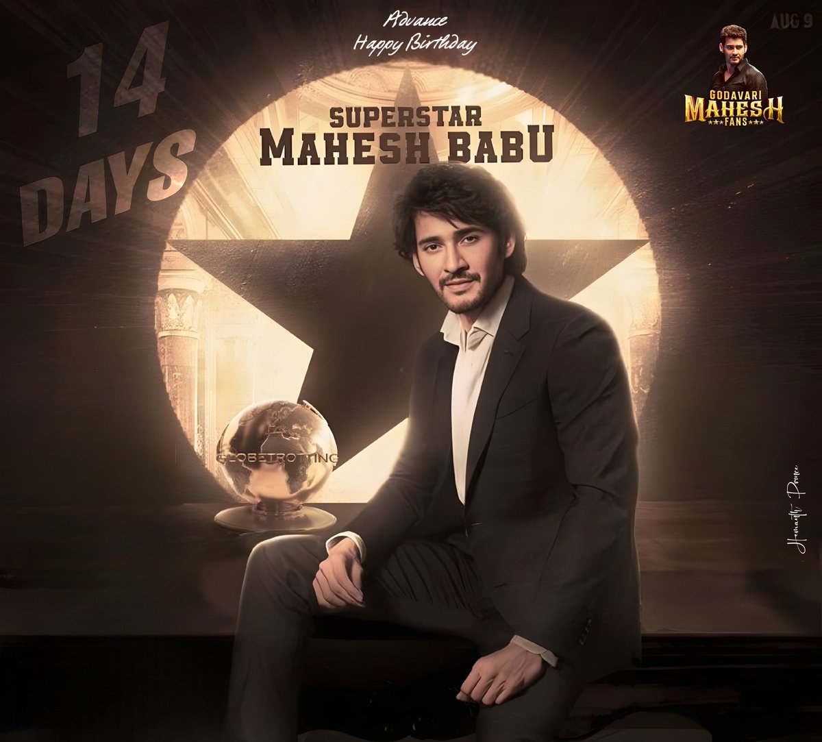 GodavariMBFans's tweet image. Advance Happy Birthday @urstrulyMahesh Anna🦁
50th Birthday more special this time 🔥🙌
#14DaysForSSMBGoldenYear
#SSMB29 #Athadu4K