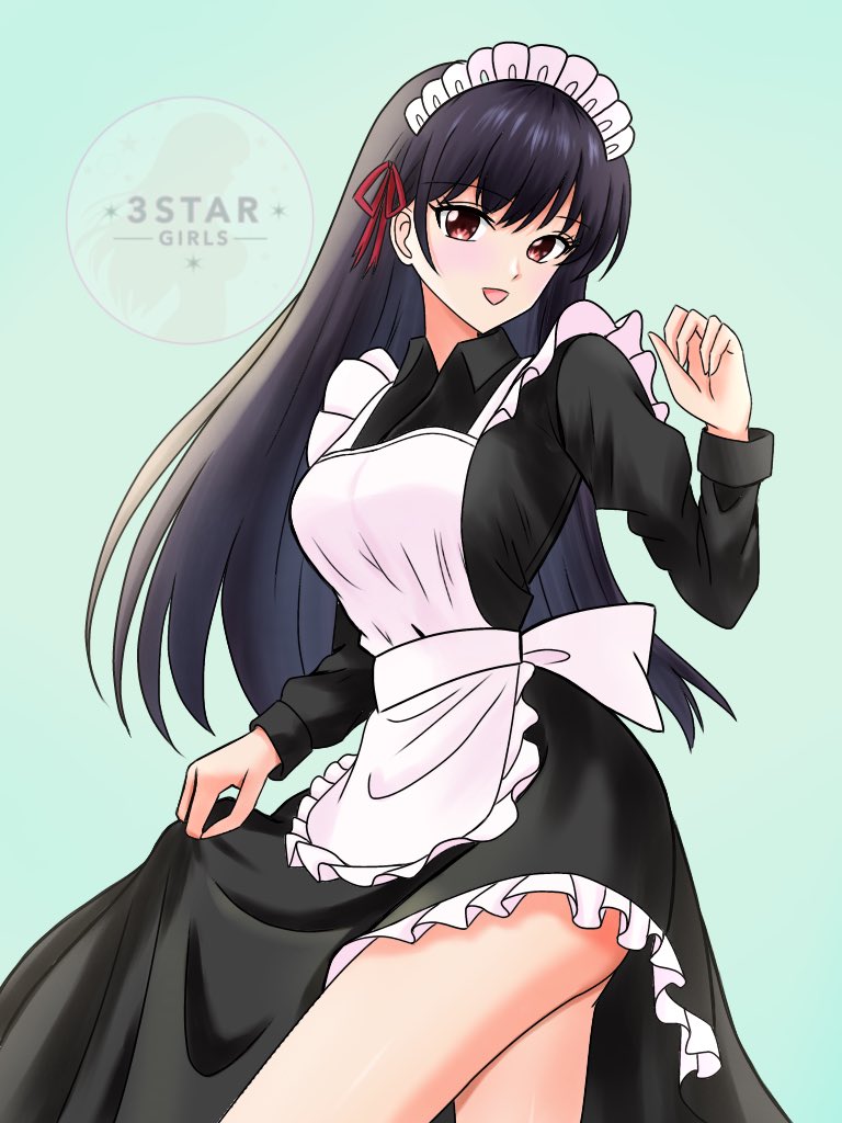 Rai3Star's tweet image. メイドのカスティちゃんイラスト完成しました💡
献身的に色々尽くしてくれます。
それではまた😉