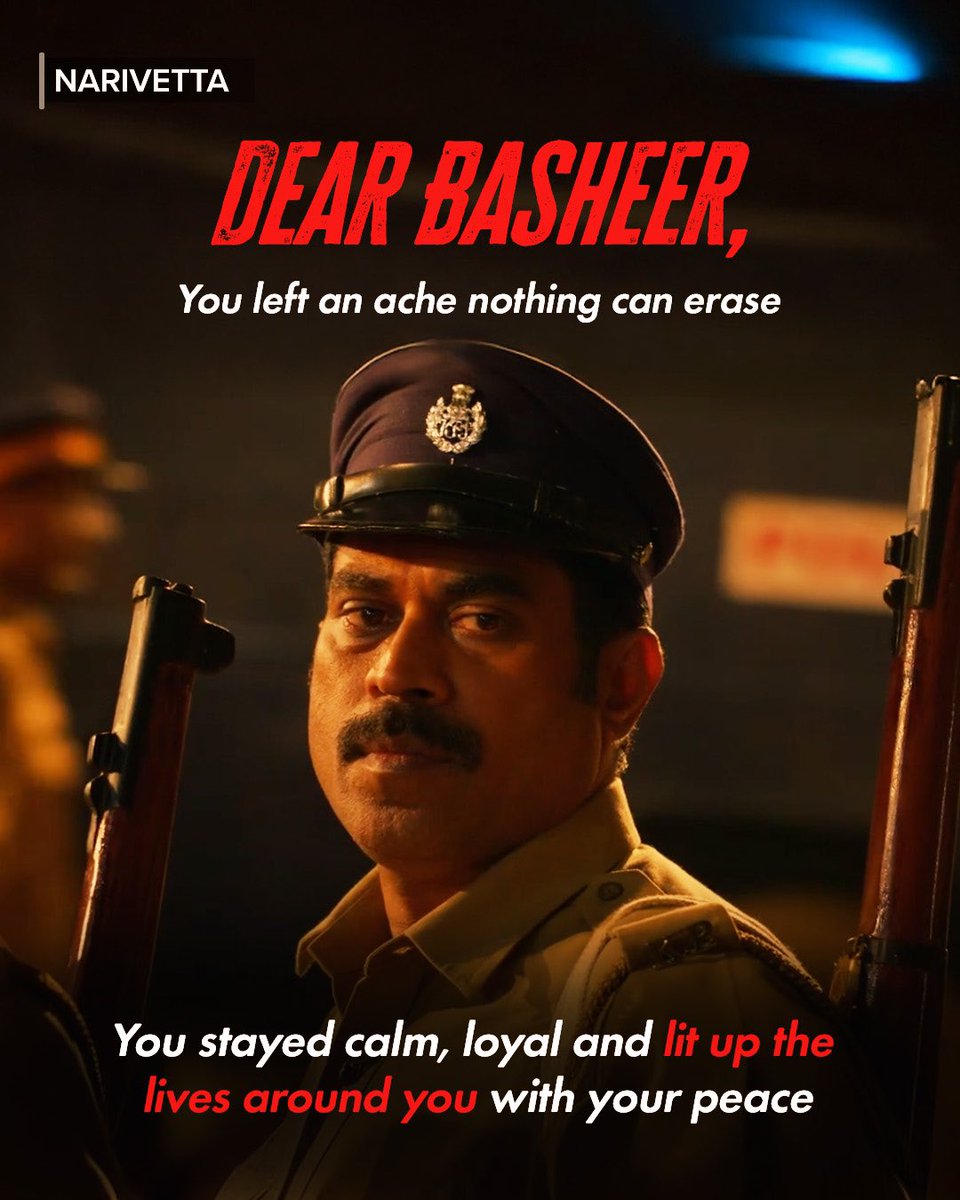 SonyLIV's tweet image. Characters who left a mark!
Watch #Narivetta streaming now on Sony LIV
@ttovino
#SurajVenjaramoodu #Cheran #AnurajManohar #AryaSalim #JakesBijoy #SonyLIVSouth