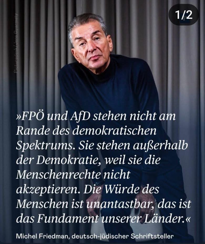 Nutten &amp; Kokain pflastern den Weg vom „Berufsjuden“
Michel Friedman, sieh sind selbst bei meinen jüdischen Freunden, außerhalb jeder Diskussion.
#michelfriedmann #ZDF #ARD #afd #brandmauer #Bundesregierung #linksertremismus
