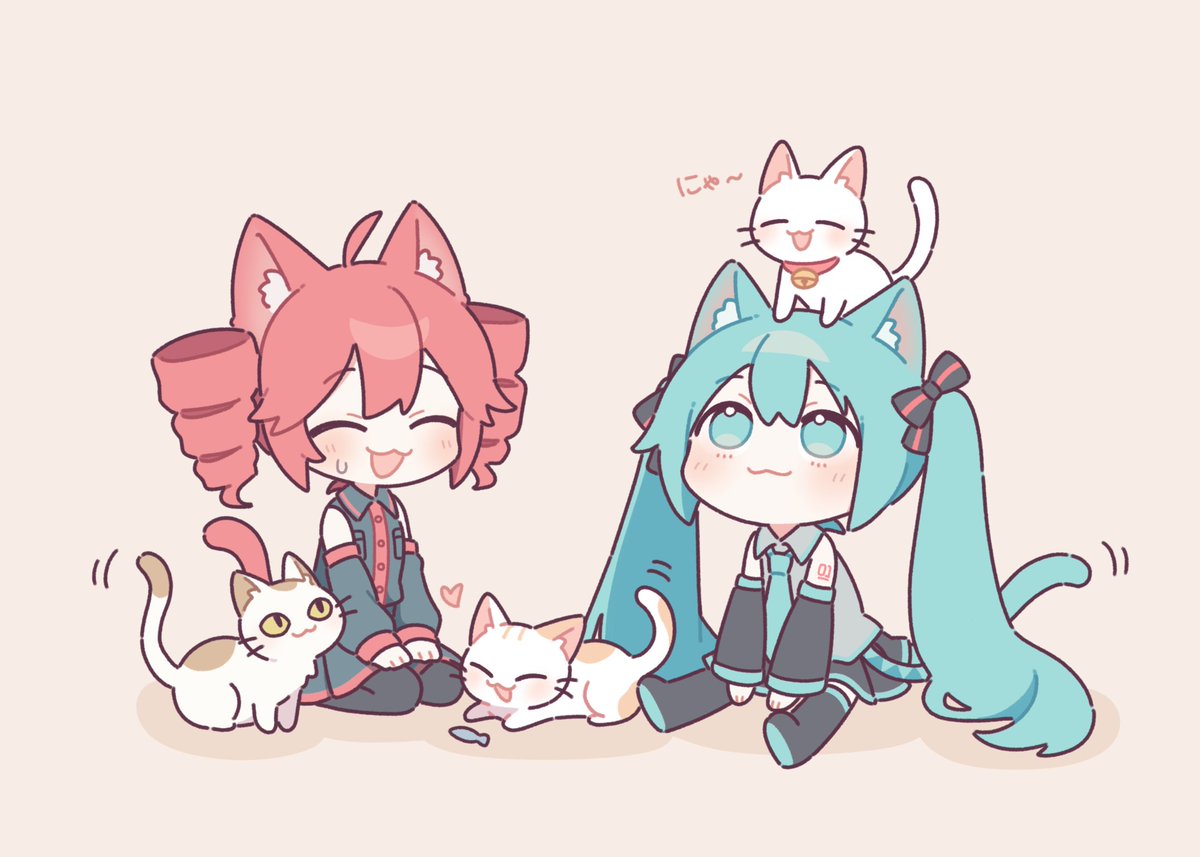 meroharome's tweet photo. #初音ミク #重音テト https://t.co/zeYEphAGC7