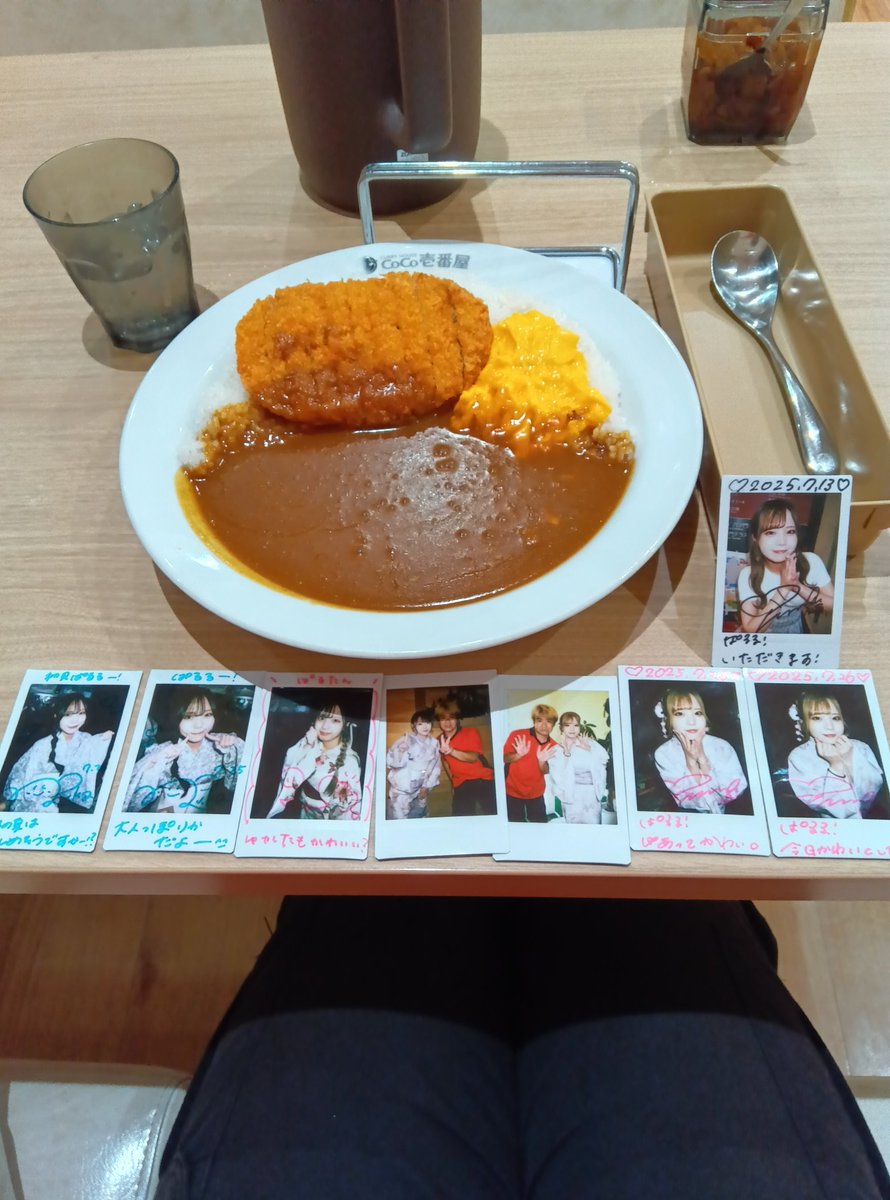 今日はココイチでの夕食です。皆さんお疲れ様でした！笑