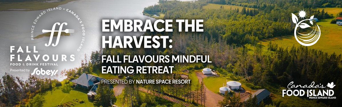 Nature Space Resort &amp; Retreat Centre - recognized as a leading wellness retreat centre in Atlantic Canada - welcomes you to this transformative retreat and well-being focused experience! This is a 2-night, 3-day all inclusive event!

🎟️: tickets.fallflavours.ca/399ef4f9f69de8…