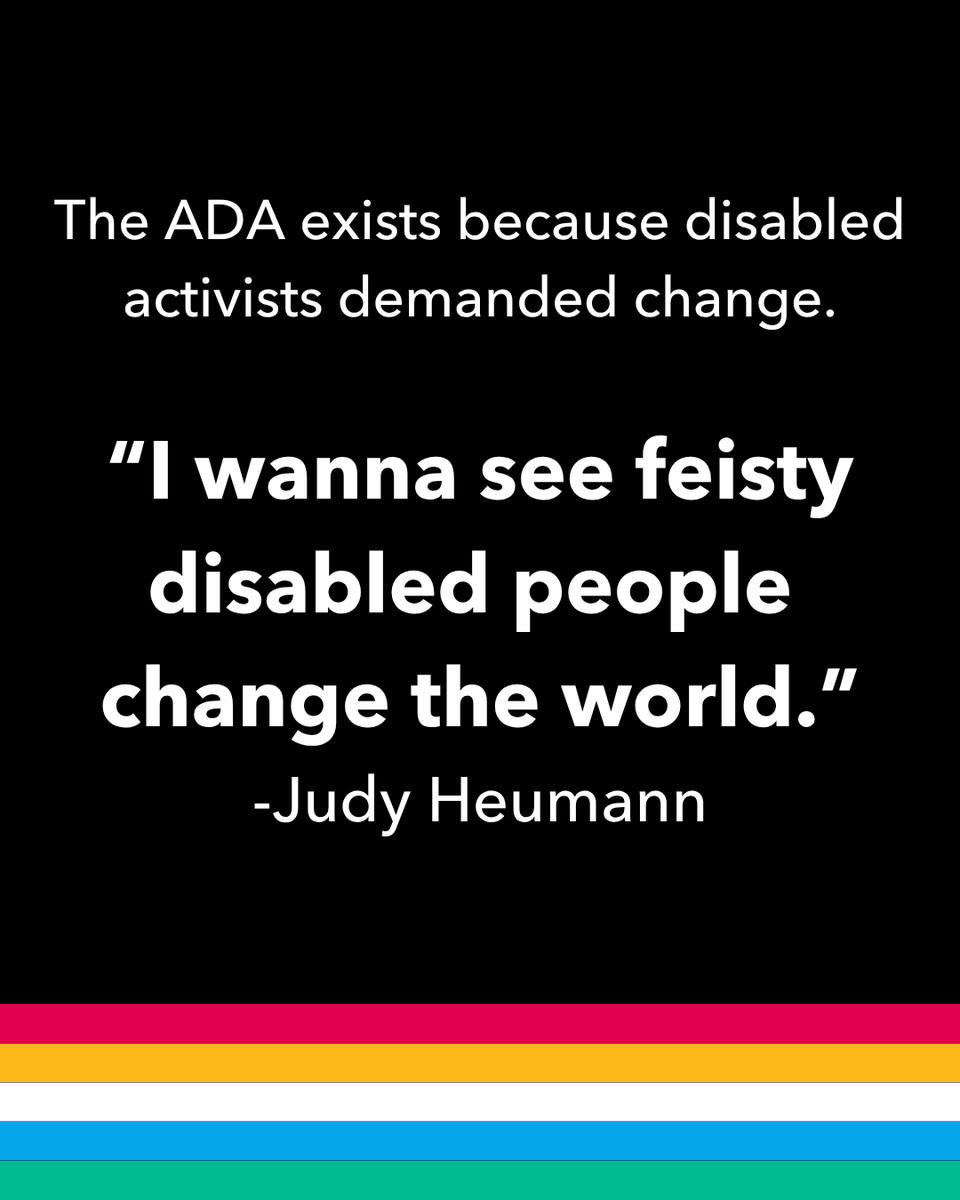 PerkinsVision's tweet image. Today, we celebrate #ADA35. 🎉 But there is still so much work to do – even 35 years later.
In honor of the heroes that won this victory, we must continue to prioritize #Accessibility, #DisabilityInclusion and #DisabilityAcceptance.
Are you with us?