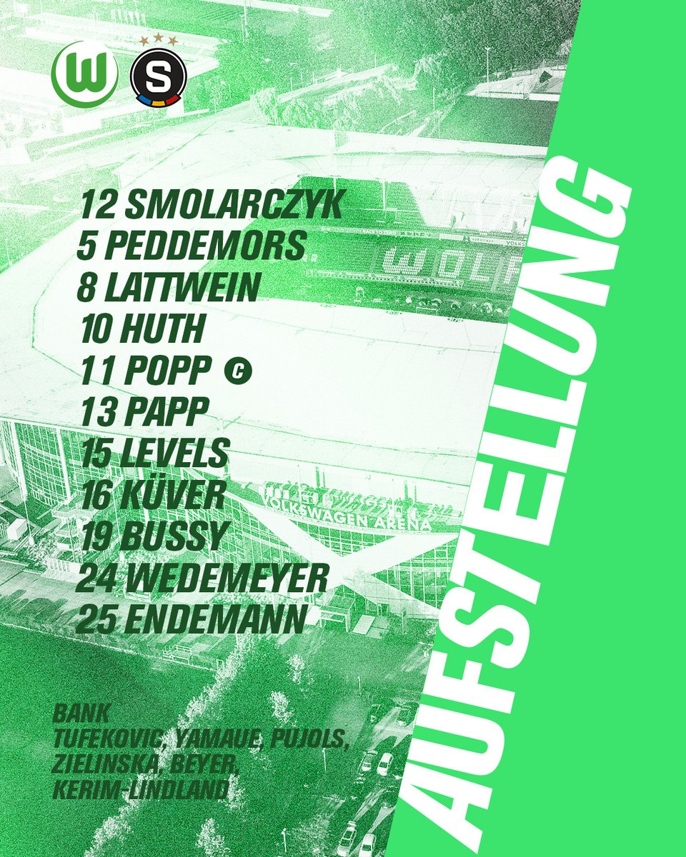 VfL_Frauen's tweet image. Unsere Start1⃣1⃣
#VfLWolfsburg #VfLWolfsburgFrauen #Wölfinnen #NurHierNuWir