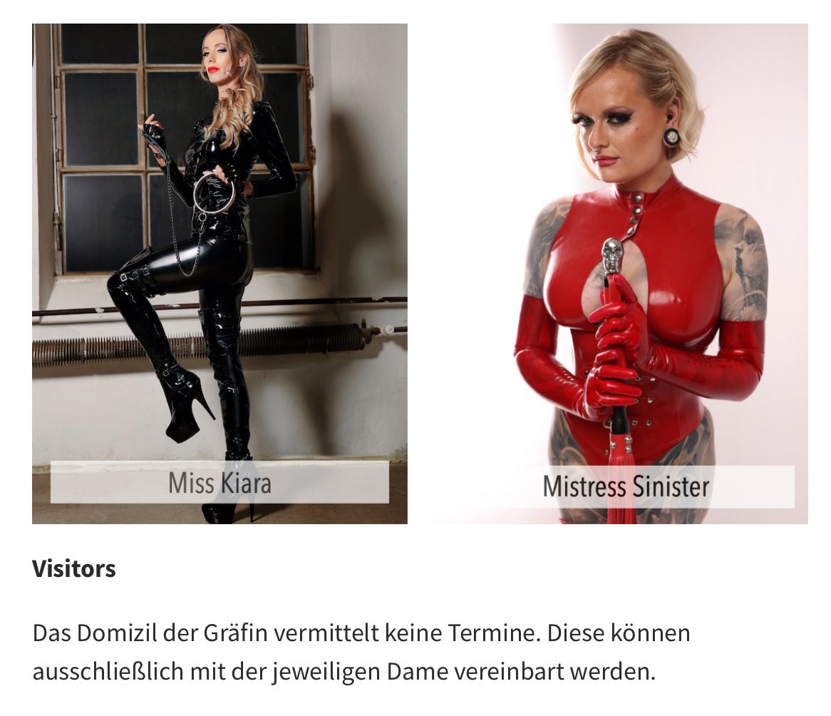 . (@memoryalpha79) on Twitter photo Was Du brauchst und suchst findest Du nicht in der Welt da draußen, sondern hinter einer Tür, die sich nur öffnet, wenn Du bereit bist, zu knien. 😉😈
Vereinbare jetzt Deinen Termin im <a href="/DasDomizil/">Das Domizil der Gräfin</a> Was Du brauchst und suchst findest Du nicht in der Welt da draußen, sondern hinter einer Tür, die sich nur öffnet, wenn Du bereit bist, zu knien. 😉😈
Vereinbare jetzt Deinen Termin im <a href="/DasDomizil/">Das Domizil der Gräfin</a>