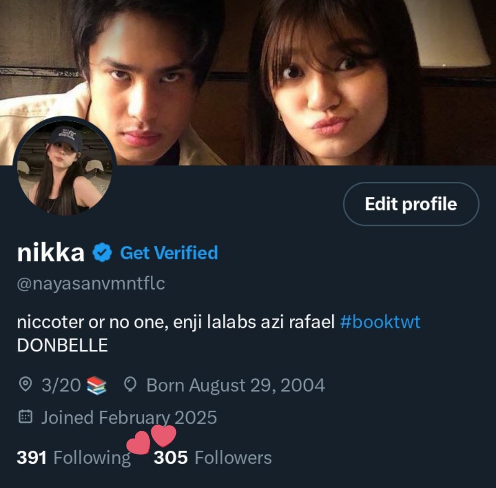 naysanvitores's tweet photo. happy 300k followers!!
lf #booktwt #jsltwt #donbelletwt moots 😮💨 https://t.co/EB7JwqmufU