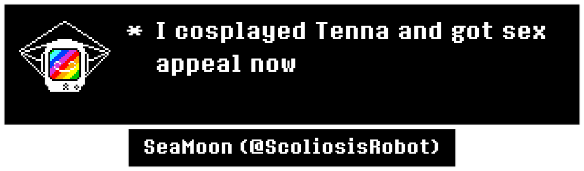 ScoliosisRobot's tweet image. Holy crap lois im in undertale