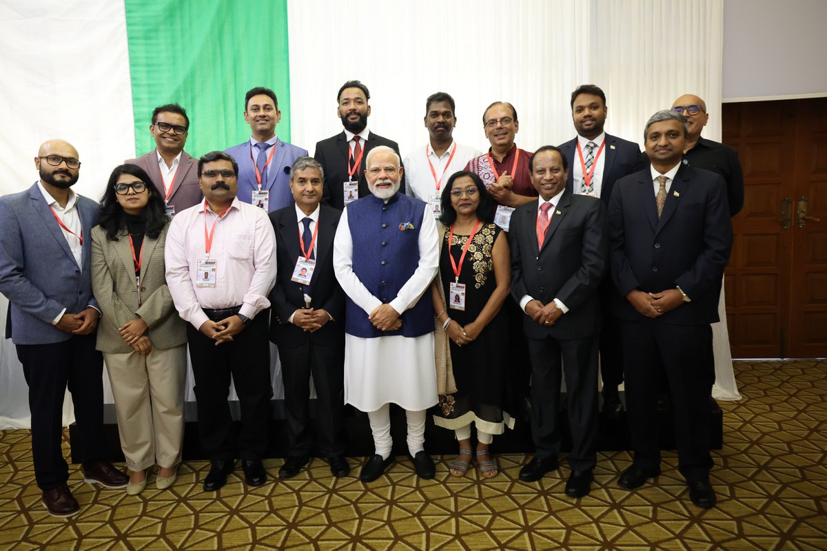 Interacted with the Indian community in the Maldives. It is commendable how they are contributing to Maldives’ progress and at the same time remain connected to their roots in India.