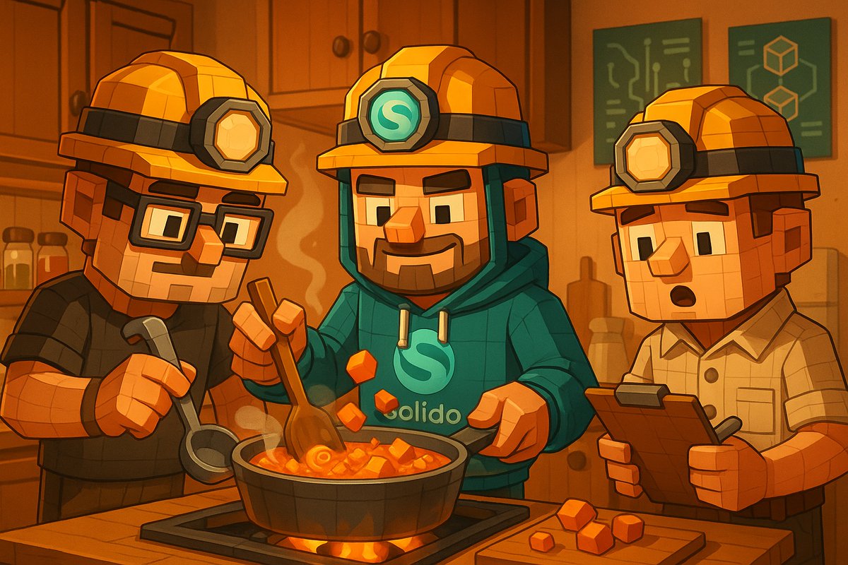 SolidoMoney's tweet image. Something is simmering in the Solido kitchen 👨‍🍳👷‍♂️