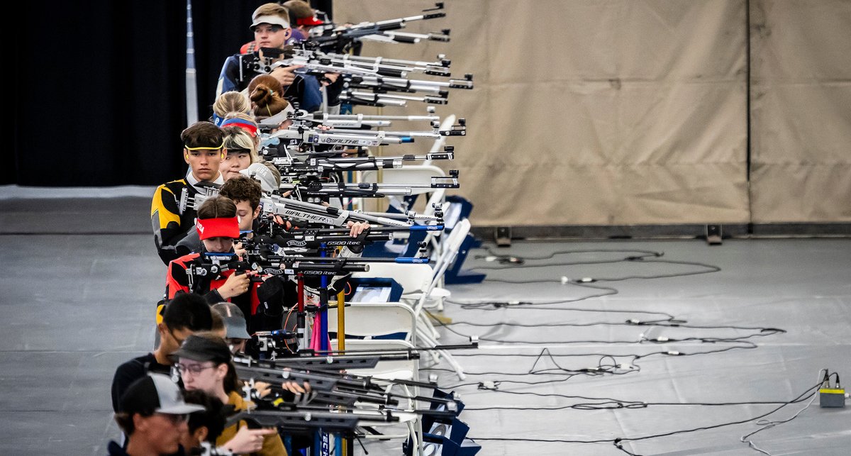 The top 8 competitors in the precision &amp; sporter class were named Friday afternoon following Day 2 of competitive shooting in our Junior 3-Position Air Rifle National Championship.
The finals begin at 9am ET today. You can follow the action: legion.org/information-ce….